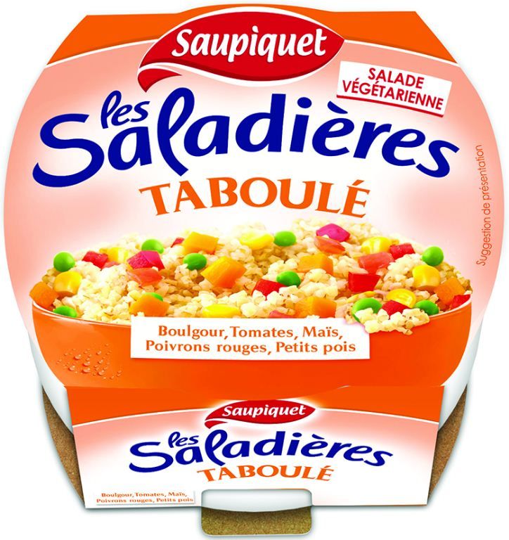 Saladière taboulé - SAUPIQUET - Carton de 14 boites