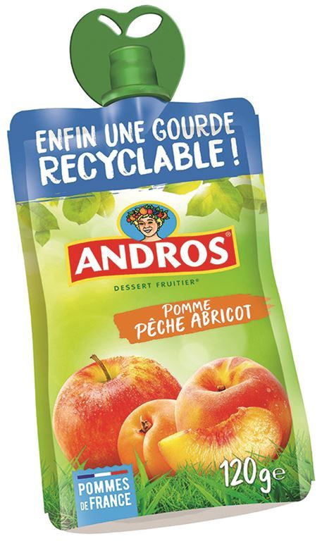 Compote pomme pêche, Fruteez - Acheter en ligne gourde 90g pas cher