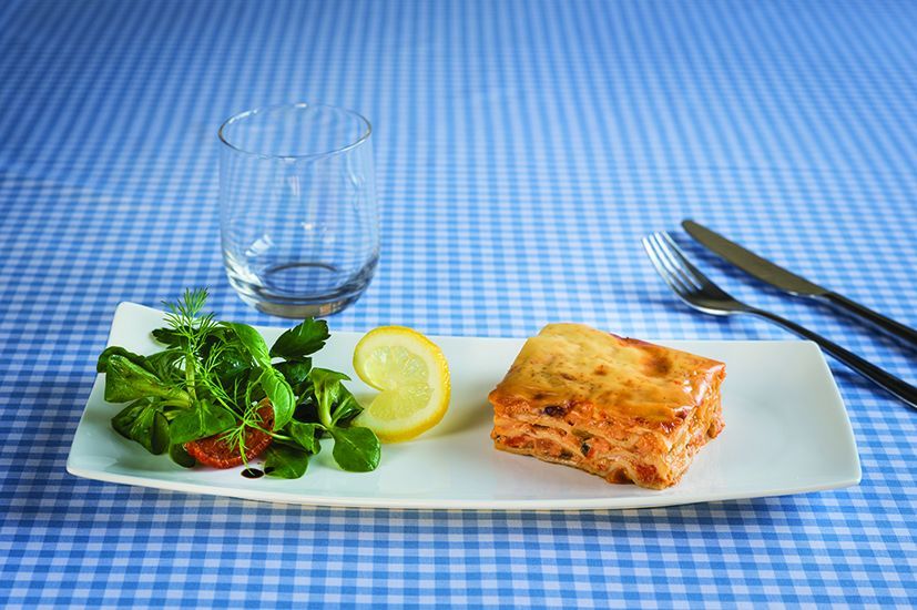 Lasagnes au saumon et légumes - SOULIE - Carton de 4 plateaux