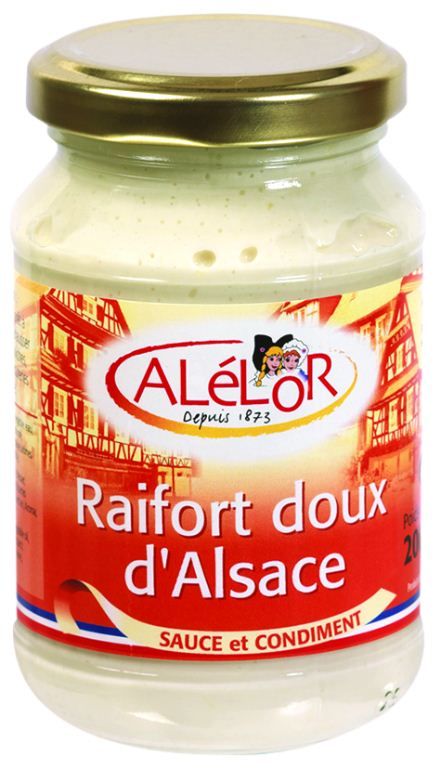 Raifort doux d'Alsace - ALELOR - Pot de 200 g