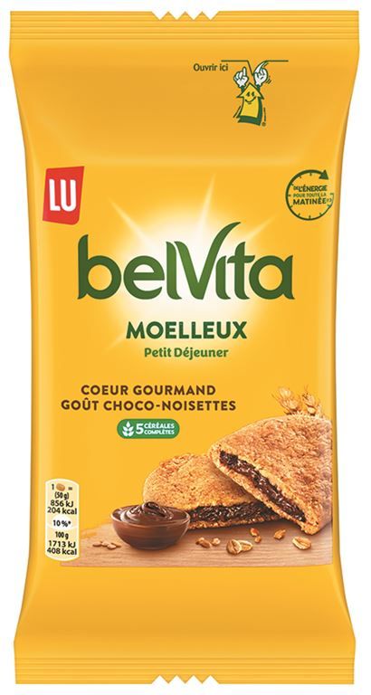 Le moelleux Coeur Gourmand chocolat - LU - Carton de 14 unités