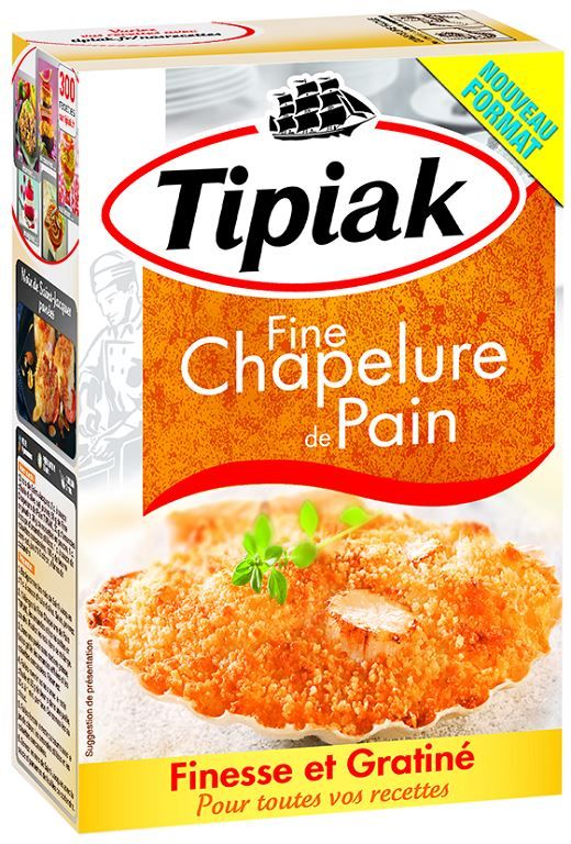 Chapelure fine de pain - TIPIAK® RESTAURATION - Paquet de 275 g