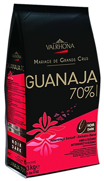 Sac de fèves chocolat noir Guanaja 70% Valrhona