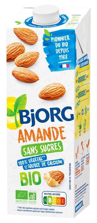 Pâte à tartiner aux amandes bio BJORG