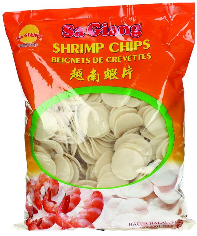 Chips de crevettes à frire - GOLDEN TURTLE CHEF - Sachet de 1 kg