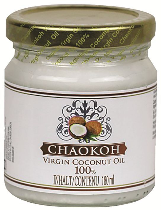 Huile de coco vierge - CHAOKOH - Pot verre de 180 ml