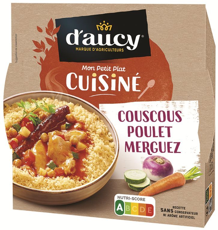 Couscous - D'AUCY - Carton de 8 barquettes