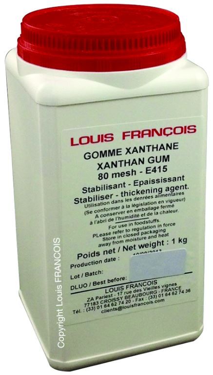 Gomme Xanthane - LOUIS FRANCOIS - Boite de 1 kg