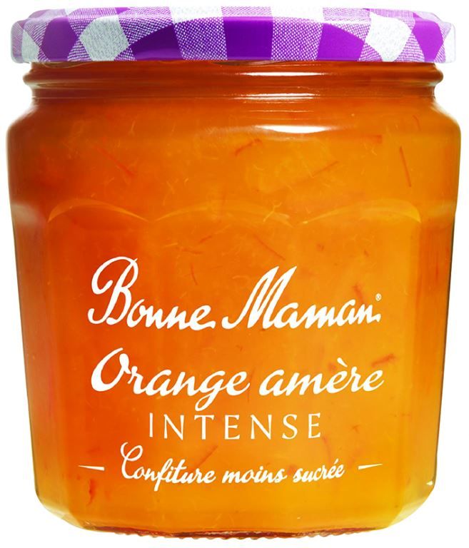 Confiture d'oranges amères allégé en sucres Intense allégé en sucres - BONNE MAMAN - Pot de 335 g