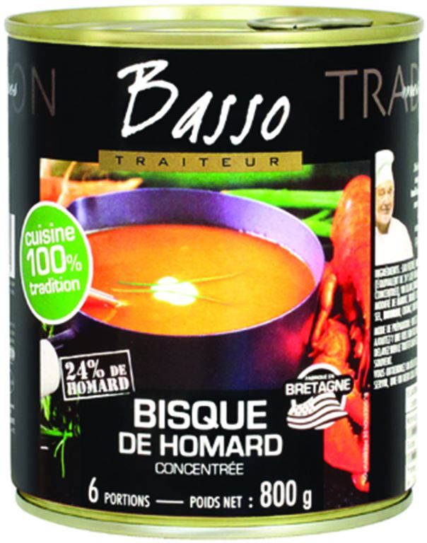 Bisque de homard concentrée - BASSO - Boite 4/4