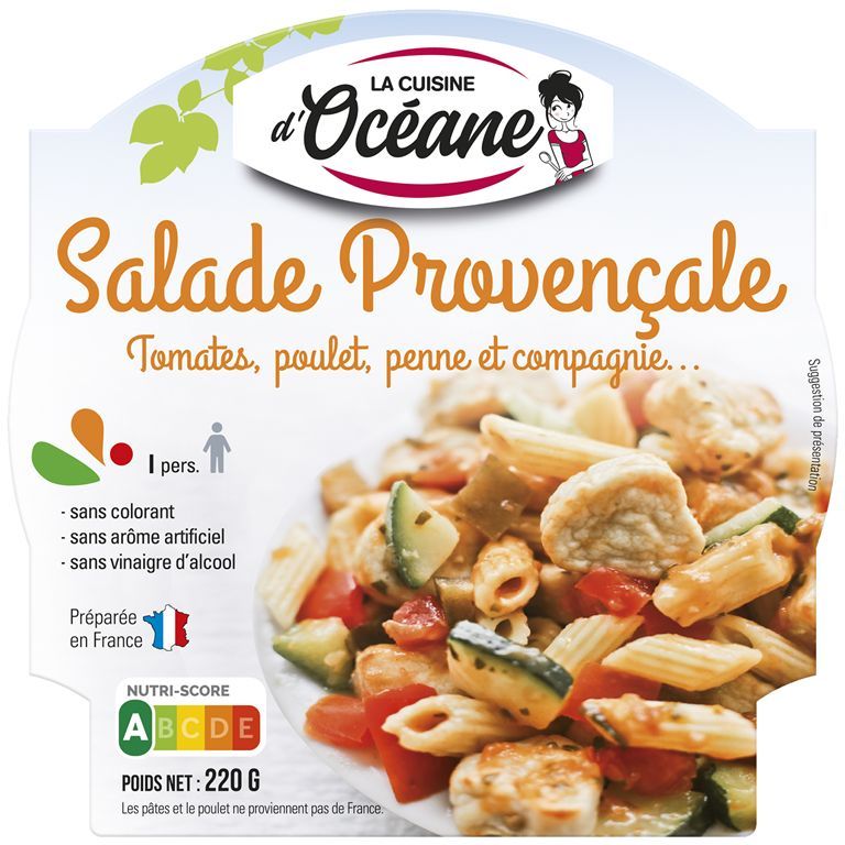 Salade provençale - LA CUISINE D'OCEANE - Carton de 7 unités