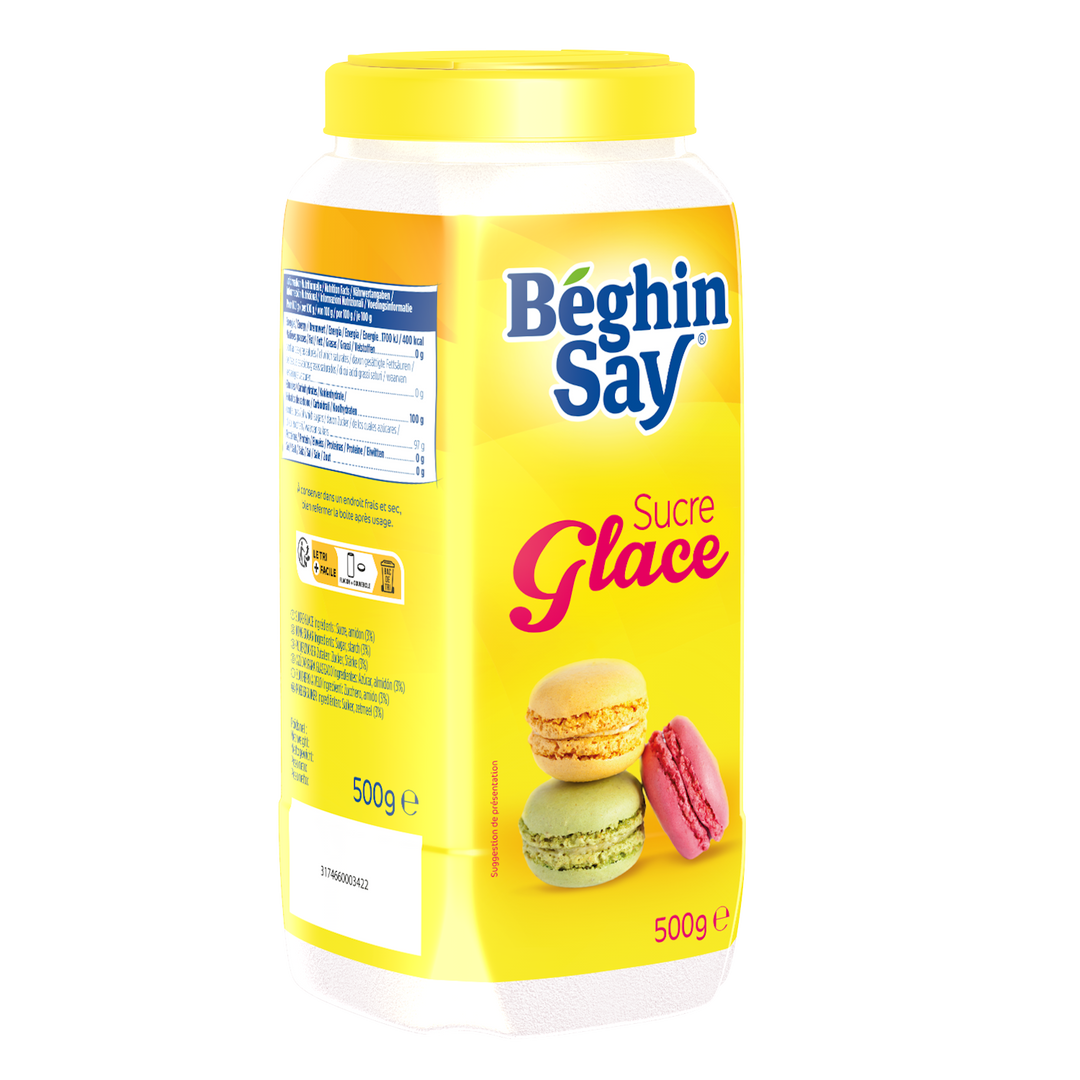 Sucre glace - BEGHIN SAY - Boite de 500 g