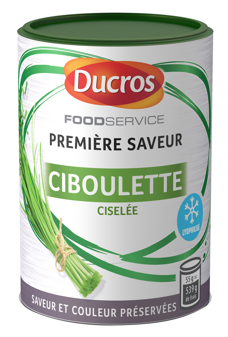 Ciboulette ciselée lyophilisée Première Saveur - DUCROS - Boite de 55 g