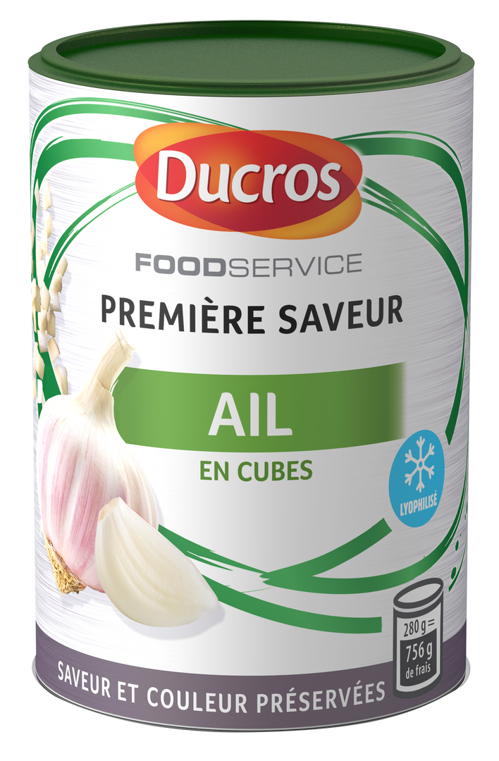 Ail en cube lyophilisé Première Saveur - DUCROS - Boite de 280 g