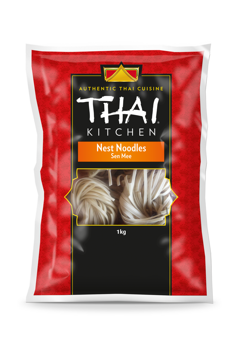 Nouilles de blé asiatiques sans oeufs - THAI KITCHEN - Sachet de 1 kg