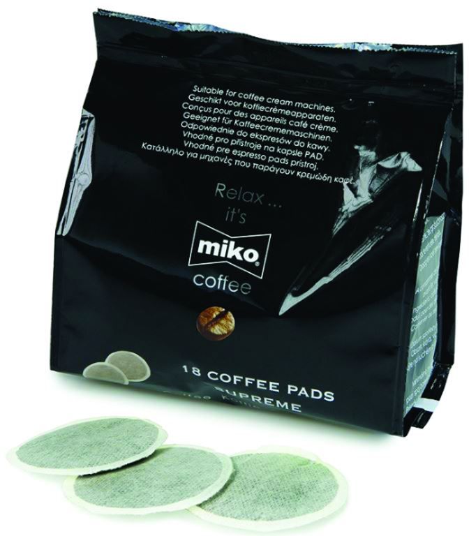 Café pad 100% arabica Suprême - MIKO - Carton de 12 sachets