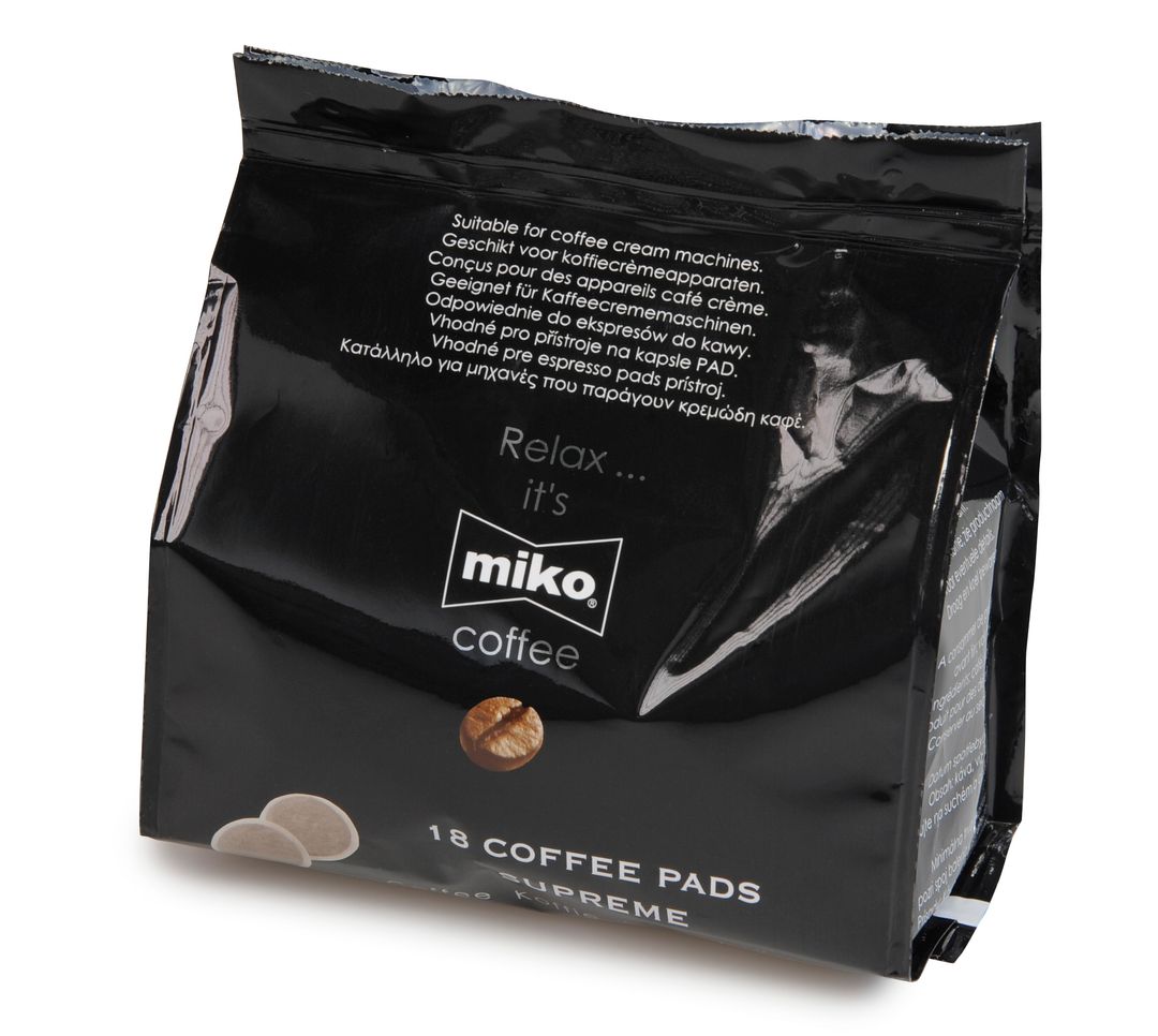 Café pad 100% arabica Suprême - MIKO - Carton de 12 sachets