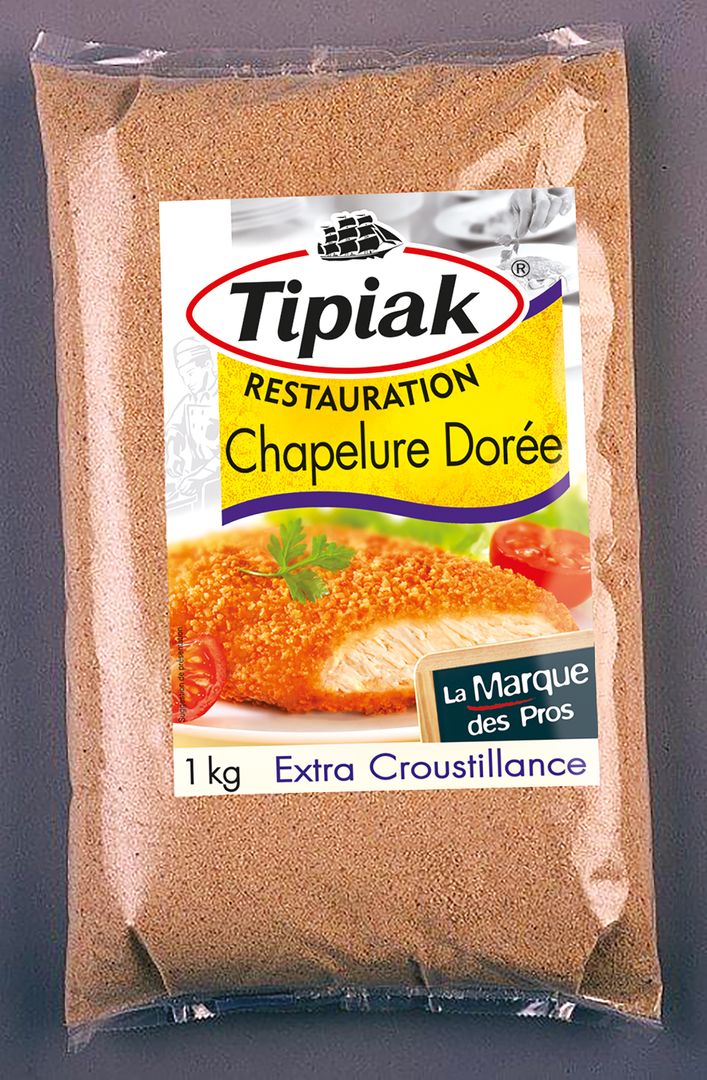 Chapelure dorée - TIPIAK® RESTAURATION - Sac de 1 kg