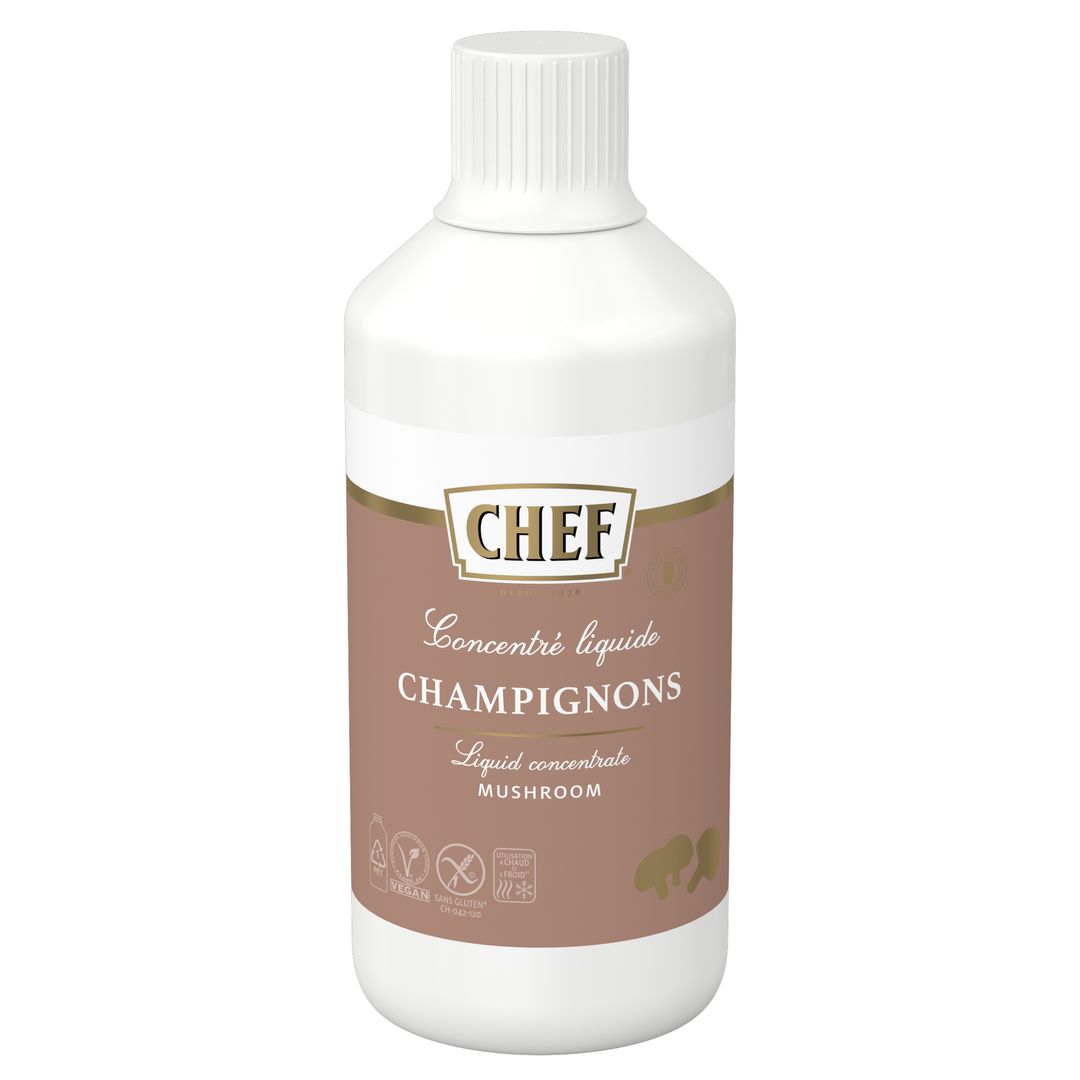 Concentré aux champignons liquide - CHEF® - Bouteille de 980 ml