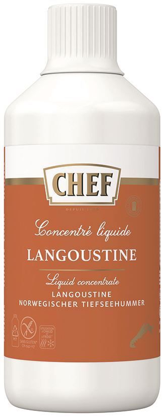 Concentré de langoustines liquide - CHEF® - Bouteille de 1 L