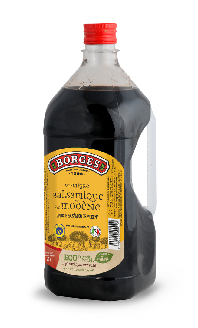 Vinaigre balsamique de Modène IGP - BORGES - Bouteille de 2 L