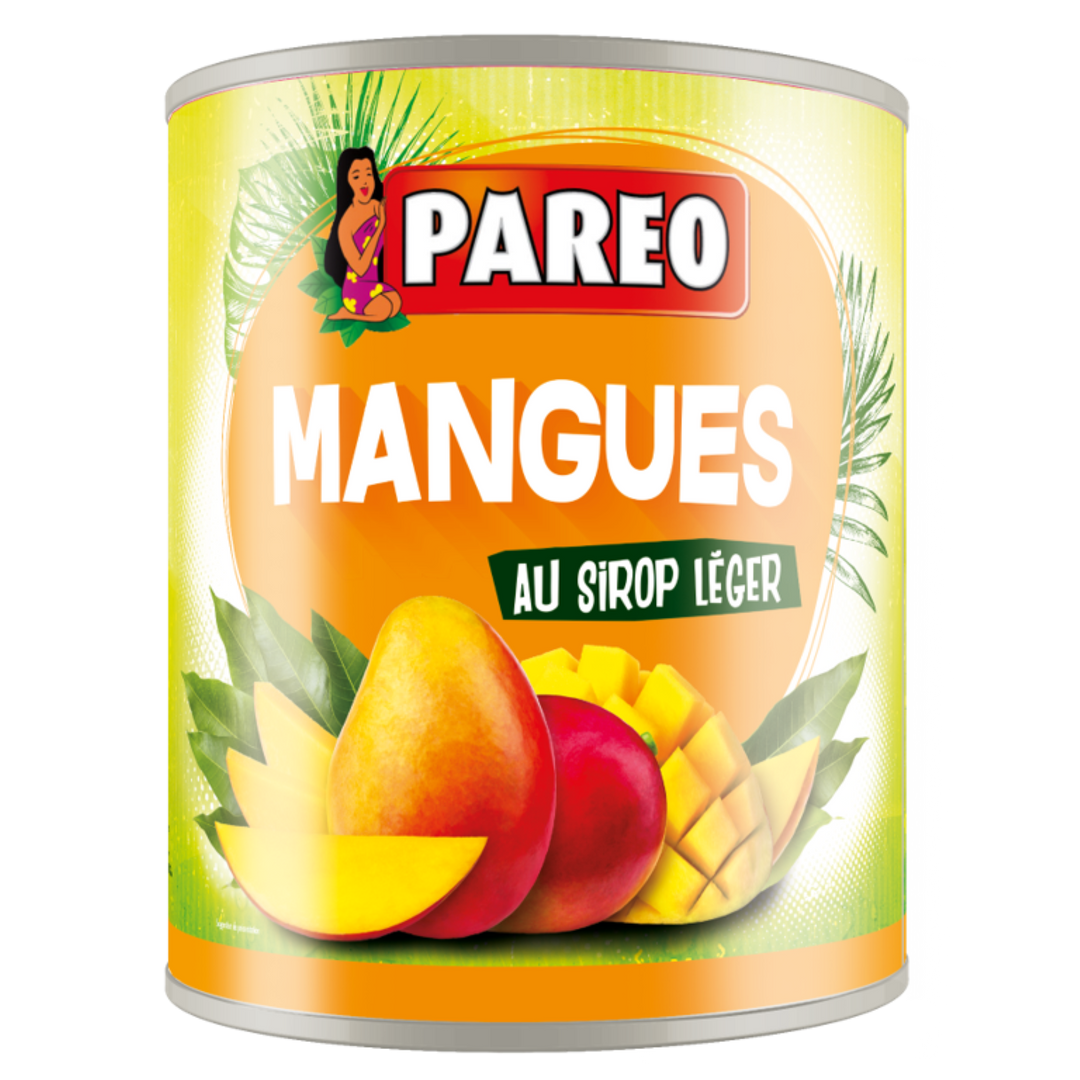 Mangues au sirop léger - PAREO - Boite 3/1