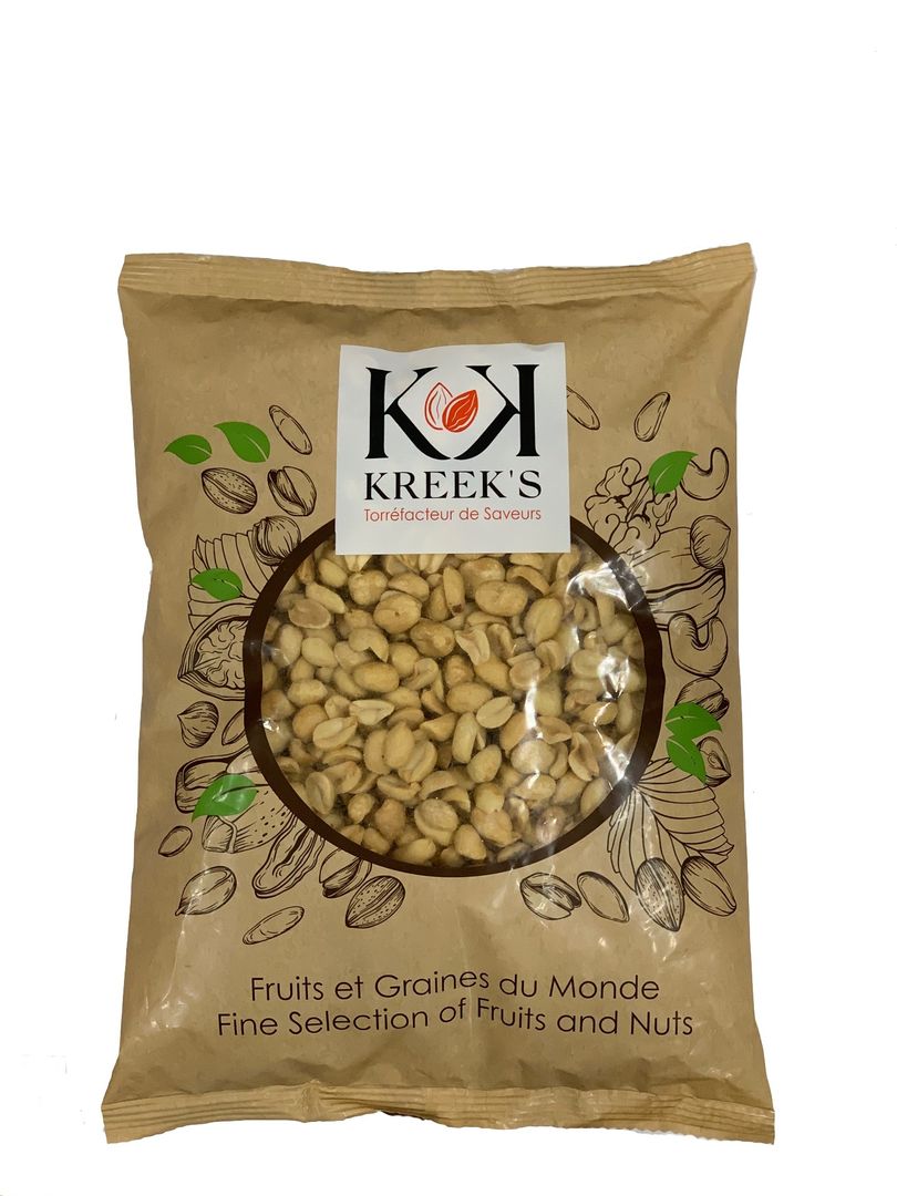 Cacahuètes non salées - KREEK'S - Sachet de 1 kg