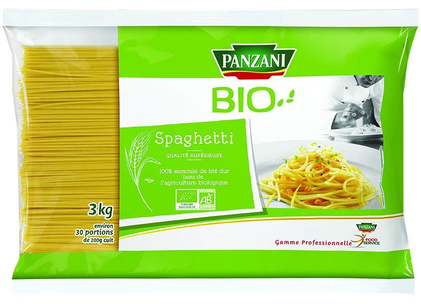 Spaghetti QS Bio - PANZANI SOLUTIONS - Sac de 3 kg