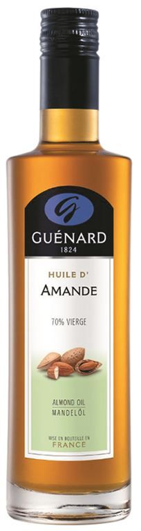 Huile d'amande 70% vierge - GUENARD - Bouteille de 25 cl