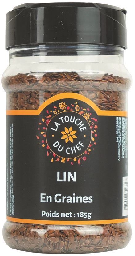 Graines de lin - LA TOUCHE DU CHEF - Pot de 185 g