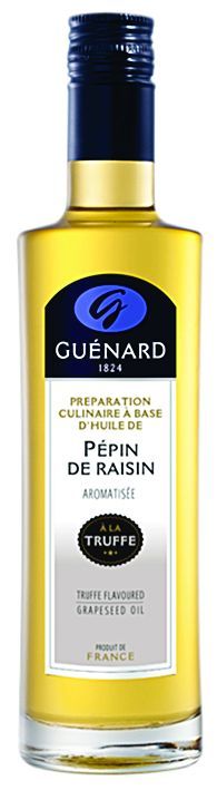 Huile de pépin de raisin aromatisée à la truffe - GUENARD - Bouteille de 25 cl