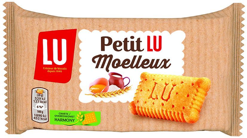 Petit Lu moelleux nature 28 g le lot de 24