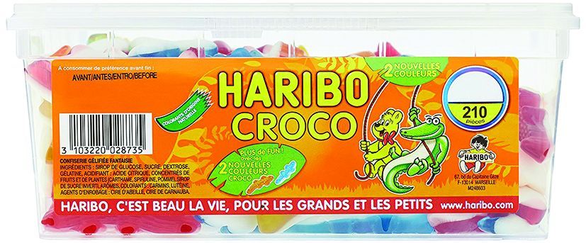 Crocodiles - HARIBO - Boite de 210 unités