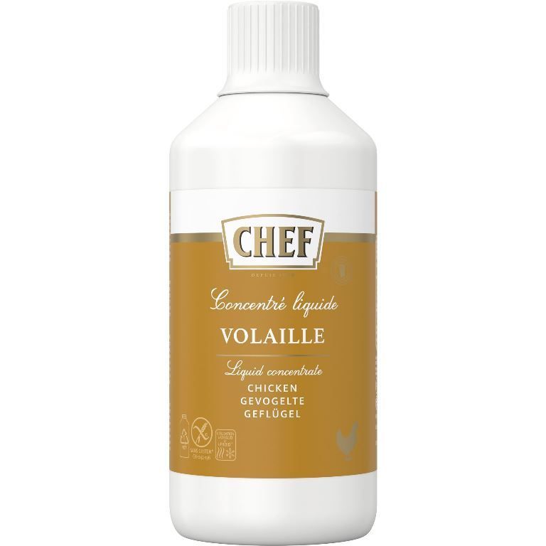 Concentré de volaille liquide - CHEF® - Bouteille de 1 L