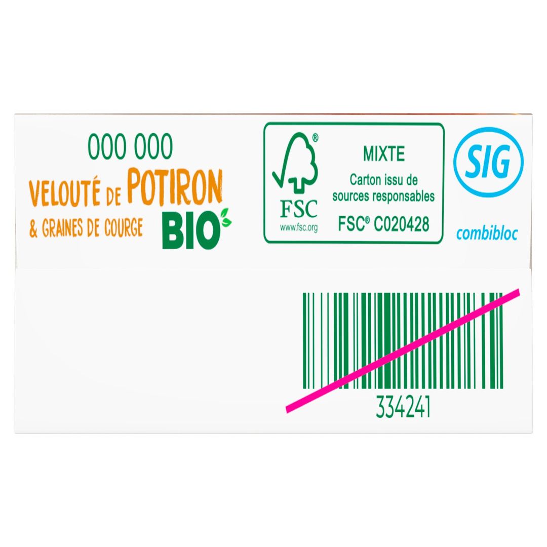 Velouté de potiron et graines de courge Bio - LIEBIG - Carton de 8 briques