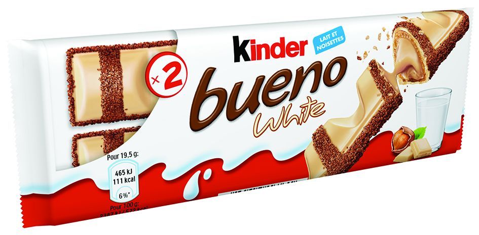 Kinder bueno white - FERRERO - Boite de 30 sachets