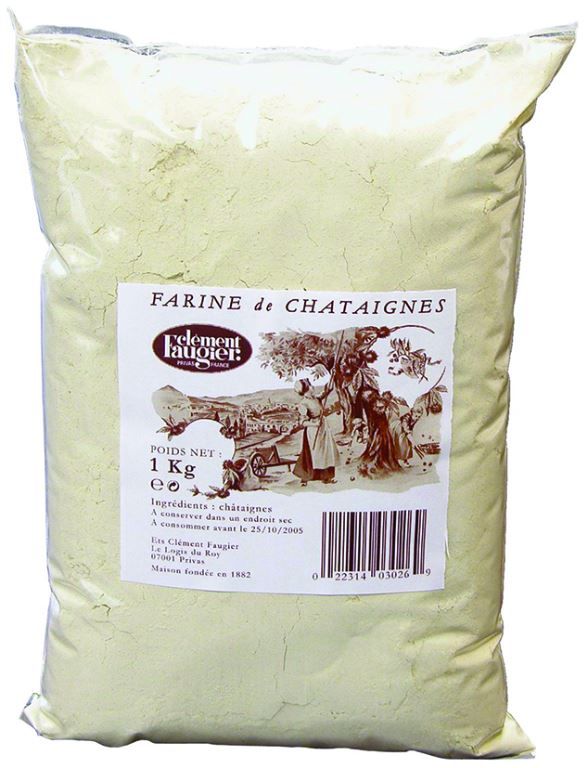 Farine de châtaignes - CLEMENT FAUGIER - Paquet de 1 kg