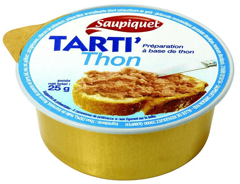 Tartinable au thon - SAUPIQUET - Carton de 60 coupelles