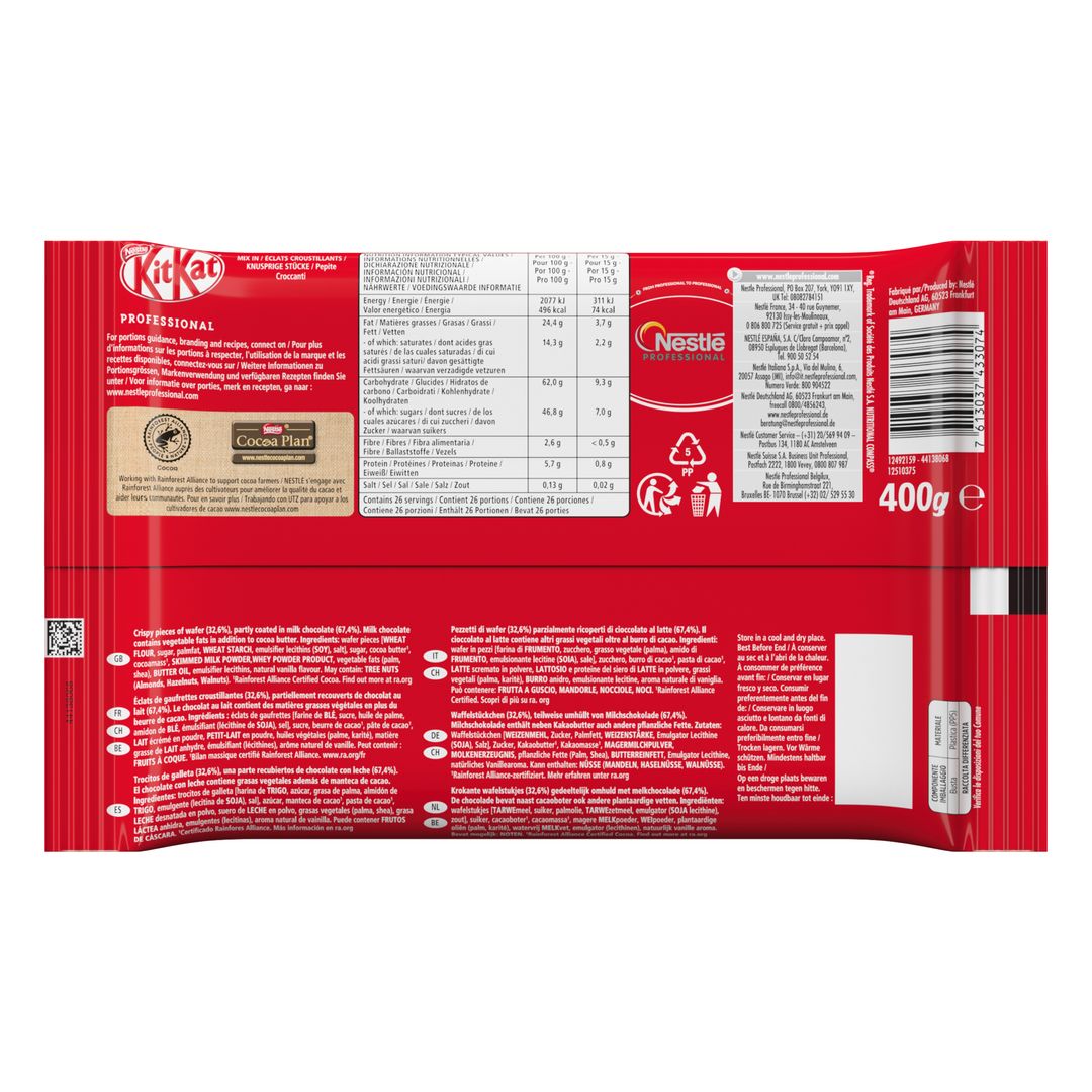 KitKat® éclats croustillants - NESTLE - Sachets de 400 g