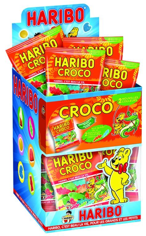 Croco - HARIBO - Boite de 30 sachets