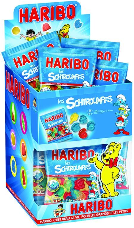 Schtroumpfs - HARIBO - Boite de 30 sachets