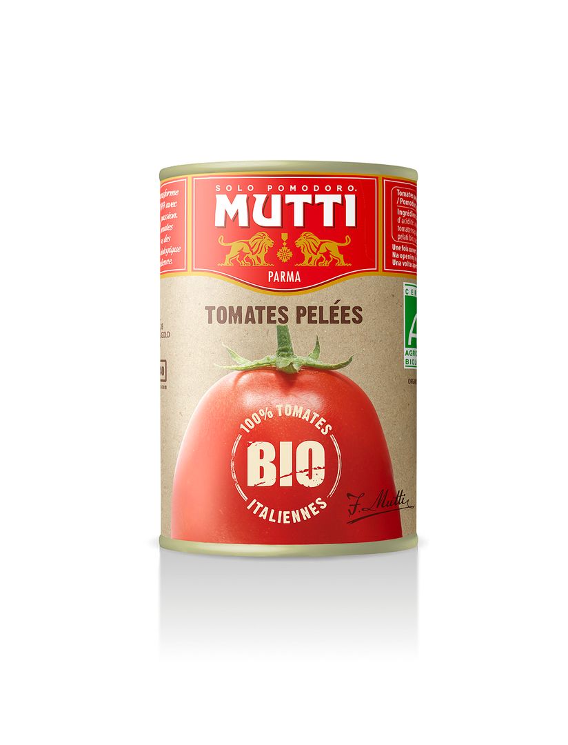 Tomates pelées Bio - MUTTI - Boite 1/2