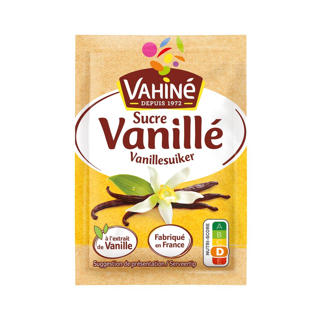 Sucre vanillé - VAHINE - Paquet de 10 sachets