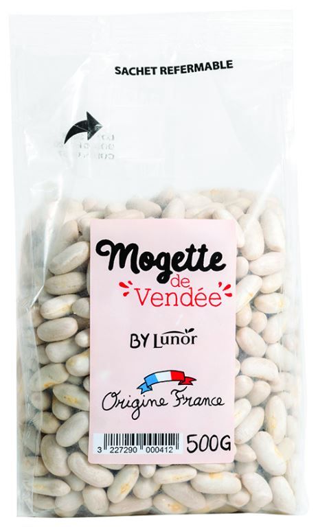 Mogettes de Vendée  Label Rouge et IGP - BY LUNOR - Sachet de 500 g