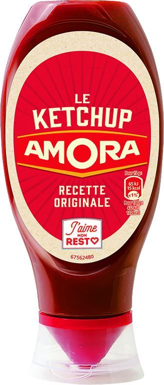 Ketchup - AMORA - Flacon de 430 ml