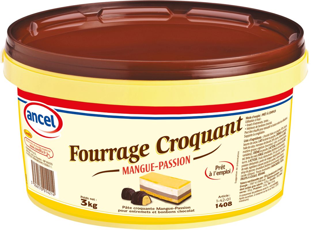 Fourrage croquant mangue passion - ANCEL - Seau de 3 kg