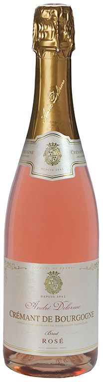 Crémant de Bourgogne rosé brut AOC - ANDRE DELORME - Carton de 6 bouteilles