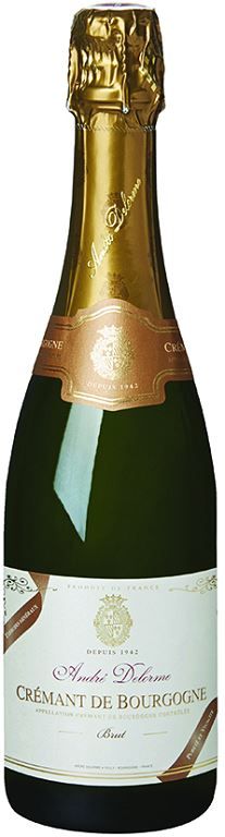 Crémant de Bourgogne blanc brut AOC - ANDRE DELORME - Carton de 6 bouteilles