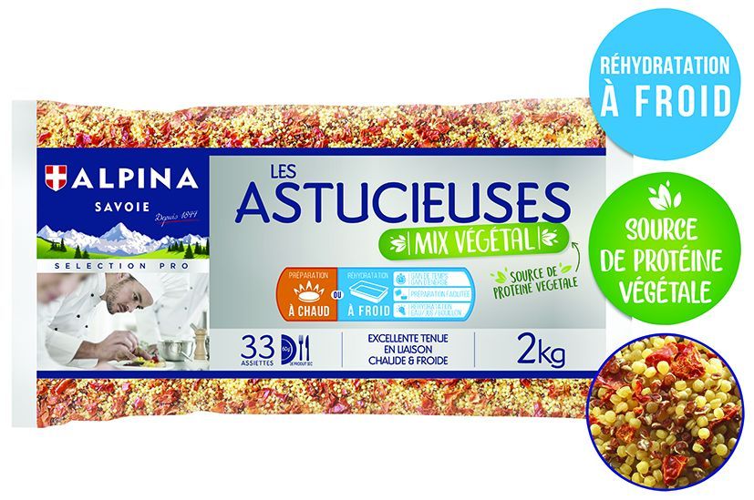 Mix végétal de perles, quinoa et épices douces - ALPINA SAVOIE - Sac de 2 kg