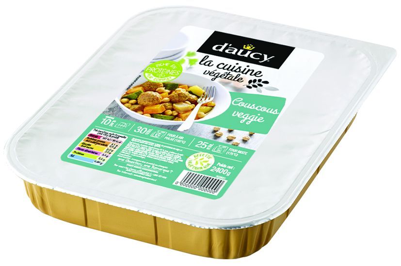 Couscous Veggie - D'AUCY - Carton de 4 plateaux